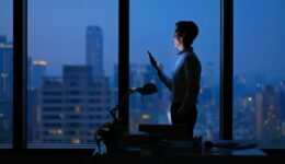 Business man succeeded