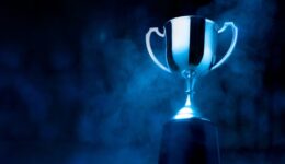 Silver Trophy competition in the dark with smoke and with copy s